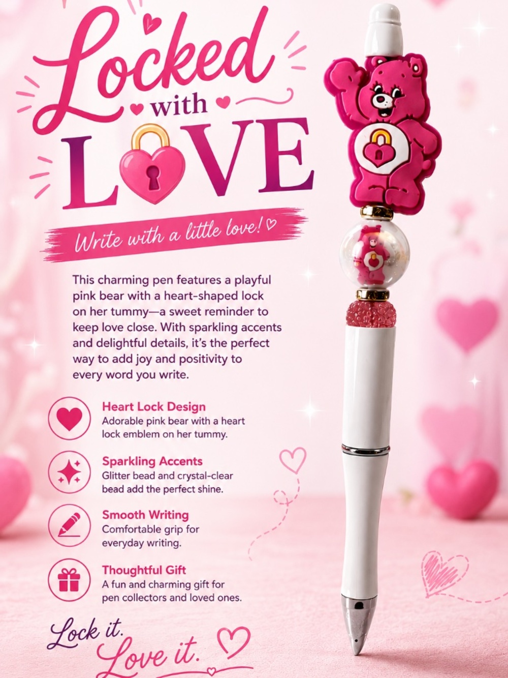Locked with Love Bear